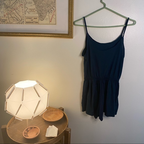 Divided‎ Strappy Dark Green Romper Size Small - Picture 5 of 6